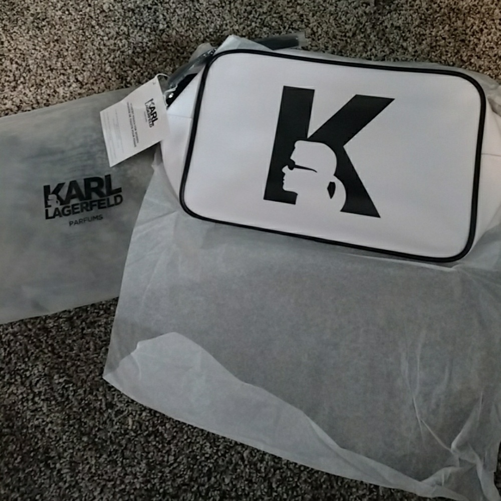 NWT! Karl Lagerfeld - Women's Toiletry Pouch - Lg